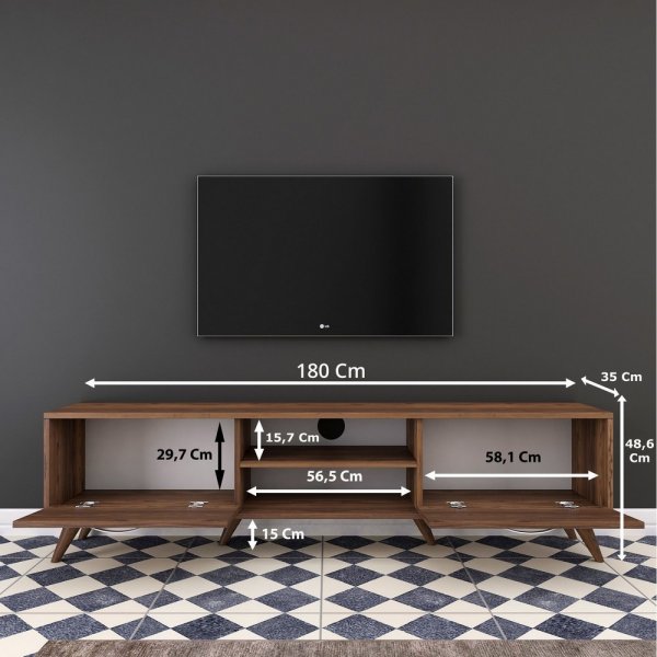 TV-b�nk Anon i valn�t - 180 cm