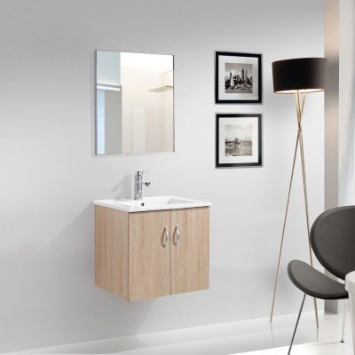 Badrumsmöbler Munchen - Tvättställ med spegel