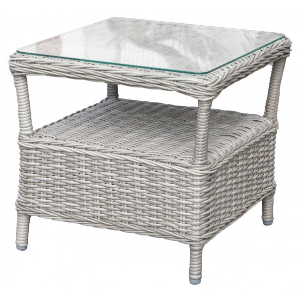 Balkonset; 2 Stühle und Tisch 48 x 48 cm grau/Rattan - Tor/Mercury + Reinigungsspray für Gartenmöbel Balkonset; 2 Stühle und Tisch 48 x 48 cm grau/Rattan - Tor/Mercury + Reinigungsspray für Gartenmöbel