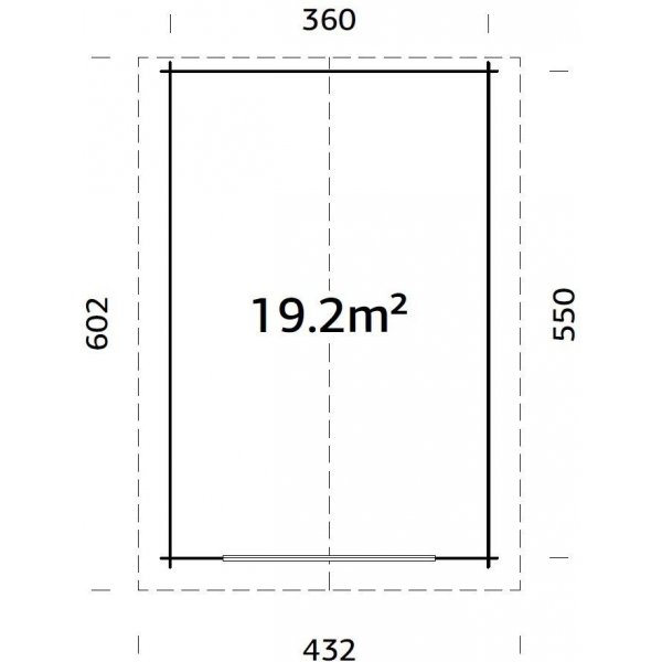 Garage Tomas - 19,2 m² Garage Tomas - 19,2 m²