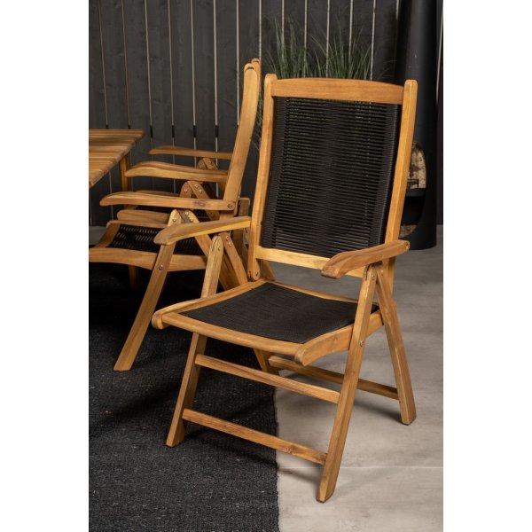 Malmby Matgrupp (180x90) - Natur - 6 Stolar