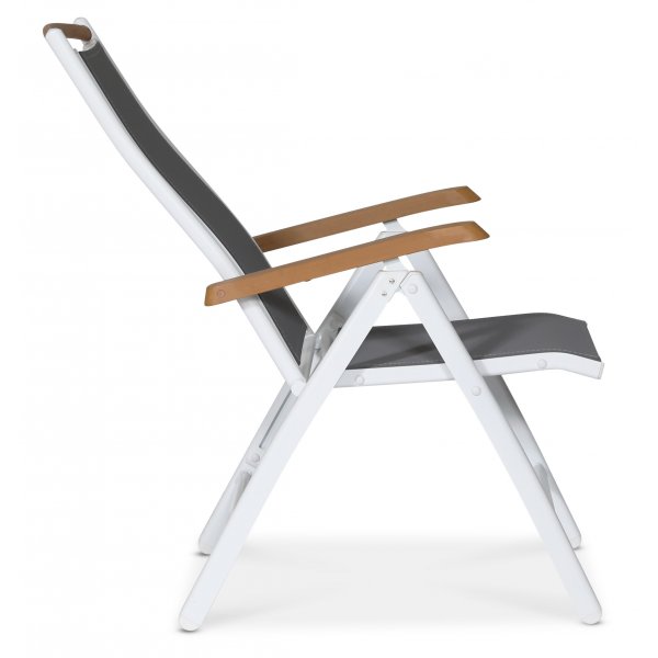 Ebbarp-asentotuoli valkoinen alumiini - harmaa/tammi/valkoinen Ebbarp-asentotuoli valkoinen alumiini - harmaa/tammi/valkoinen