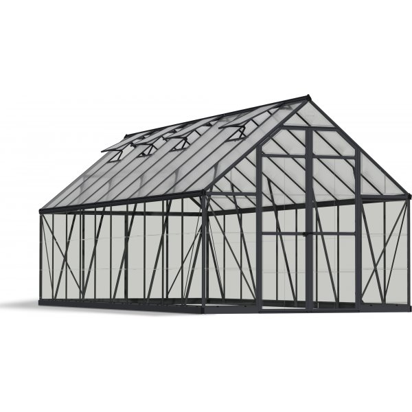 Canopia Balance Polycarbonat Drivhus 14,8 m� - M�rkegr�
