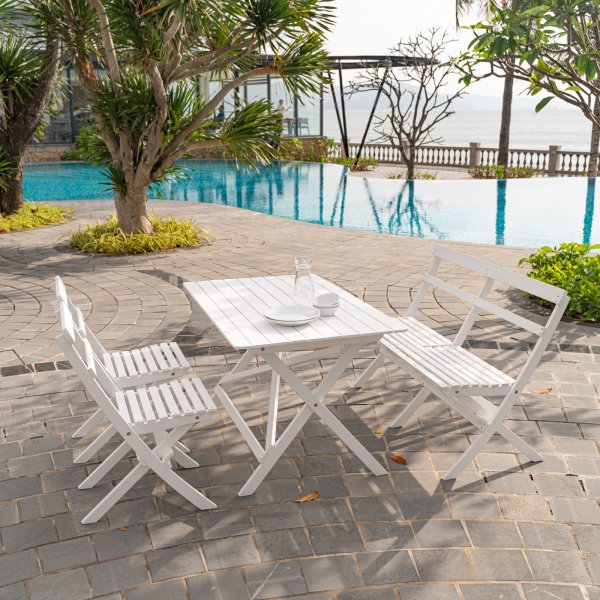 Knohult Esstisch 125 cm - Weiß Knohult Esstisch 125 cm - Weiß