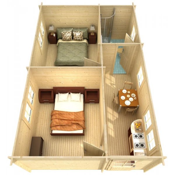 Fritidshus Hassela - 27.5 m² Fritidshus Hassela - 27.5 m²