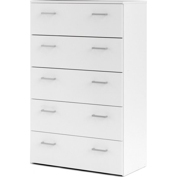 Space Byr� vit med 5 l�dor bredd 74 cm och 115 cm h�g