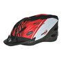 Cykelhj�lm Cooper r�d & vit
