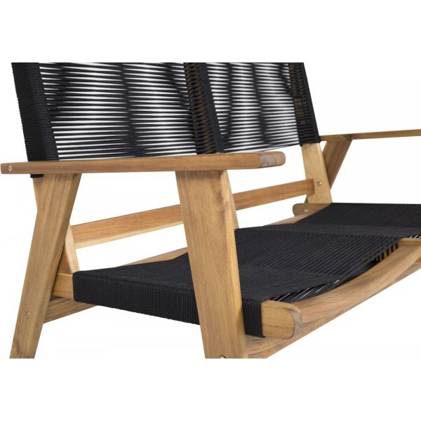 Prässebo soffa - Svart rep/Akacia Prässebo soffa - Svart rep/Akacia