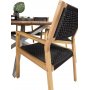 Salstad Spisegruppe (140) - Natur/Slv - 6 Stole