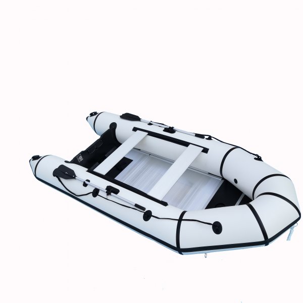 Gummibåt 380 cm - Svart och Vit Gummibåt 380 cm - Svart och Vit