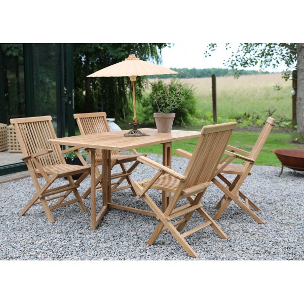 Saltö - Tiikkipuutuoli käsinojilla + Puhdistussuihke ulkokalusteisiin Saltö - Tiikkipuutuoli käsinojilla + Puhdistussuihke ulkokalusteisiin