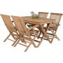 Bjurker Matgrupp (120x70) - Natur - 4 Stolar
