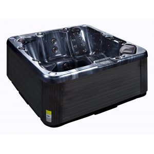 Spabad Cleanse 816C - Blå insida och svart utsida