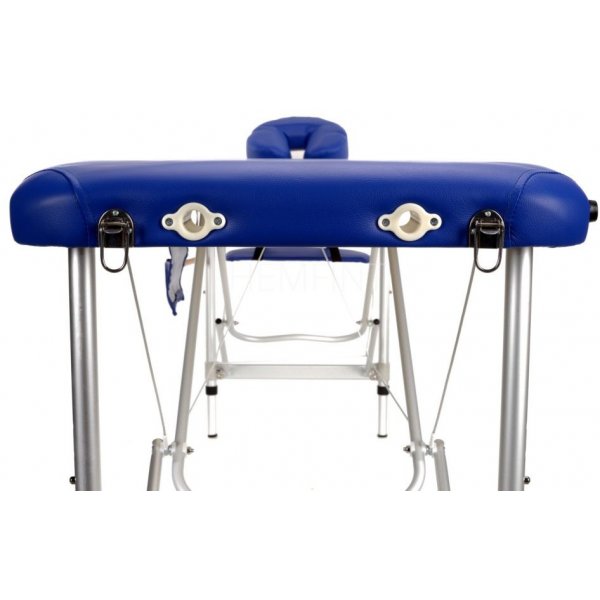 Massagebnk med metallben - 2 zoner - Bl