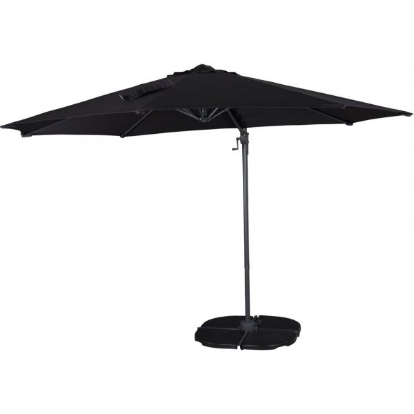Lerhaga Parasoll 3m  Svart