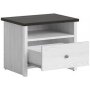 Salvador s�ngbord - Vit/svart