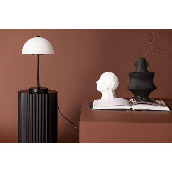 Ferrand bordslampa - Vit/svart