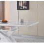Ingrid matbord f�rl�ngningsbart 120-160 cm - Vit marmor