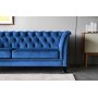 Soffa 3-sits Chesterfield Bl� - Milton
