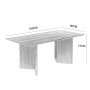 Crossby matbord 180x90 cm - Valn�t