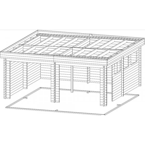 Dubbelgarage Omar - 33 m² Dubbelgarage Omar - 33 m²