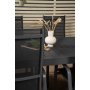 Holma Matgrupp (160x100) - Svart - 4 Stolar