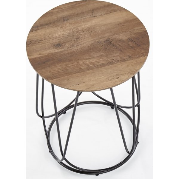Bobby sidobord �40 cm - Valn�t/svart