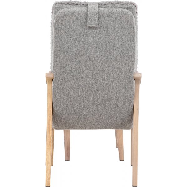F�r� loungestol - Ljusgr�/Whitewash