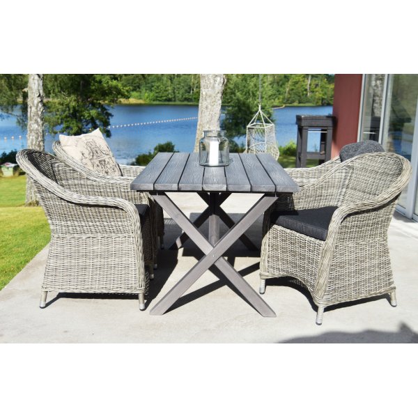 Scottsdale Esstisch 150 cm - Shabby Chic Grau Scottsdale Esstisch 150 cm - Shabby Chic Grau