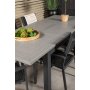 Ekens Spisegruppe (152x90) - Sort/Gr - 6 Stole