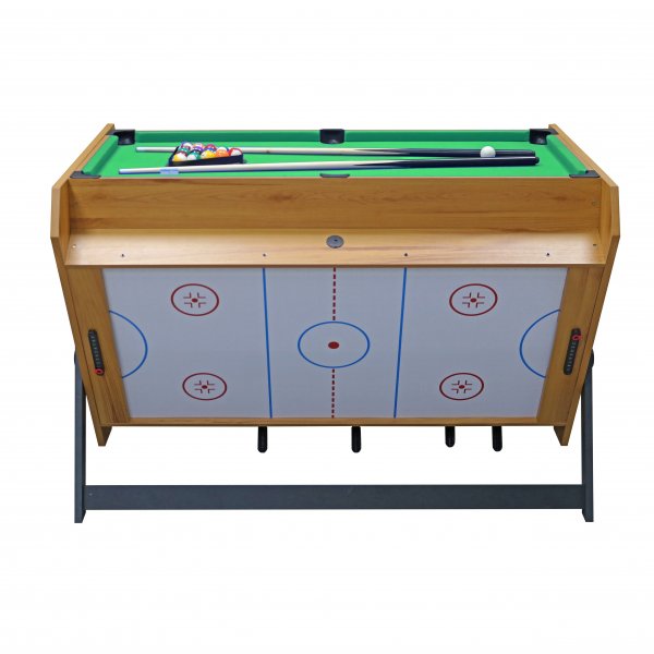 Multispelbord 3-i-1 Fotboll, Biljard, Air Hockey