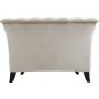 F�t�lj chesterfield beige sammet - Milton