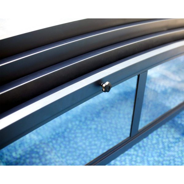 Pooltak Majorca - Skjutbart - 4x8m Pooltak Majorca - Skjutbart - 4x8m