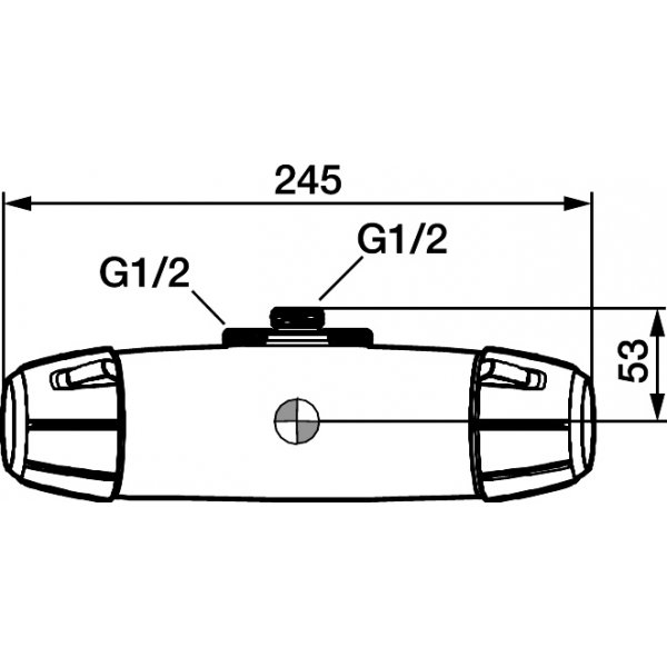 FM Mattsson Säkerhetsblandare (40 c/c) för dusch, 9000E ECO, krom - 8256-1000 FM Mattsson Säkerhetsblandare (40 c/c) för dusch, 9000E ECO, krom - 8256-1000