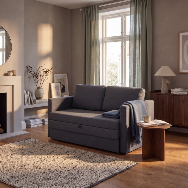 Liten Bäddsoffa Mind 2-sits Framåtbäddad - Antracit, bredd 139 & 197x122 cm Liten Bäddsoffa Mind 2-sits Framåtbäddad - Antracit, bredd 139 & 197x122 cm