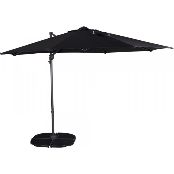 Lerhaga Parasoll 3m  Svart