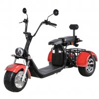 Elscooter Trehjuling - Röd 2000W Elscooter Trehjuling - Röd 2000W
