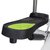 Stepmaskine - med træningsbælte & træningscomputer (sortgrøn S3096)