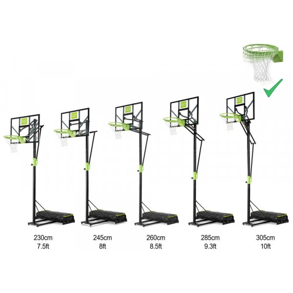 Basketst�llning Polestar med dunkring - Flyttbar