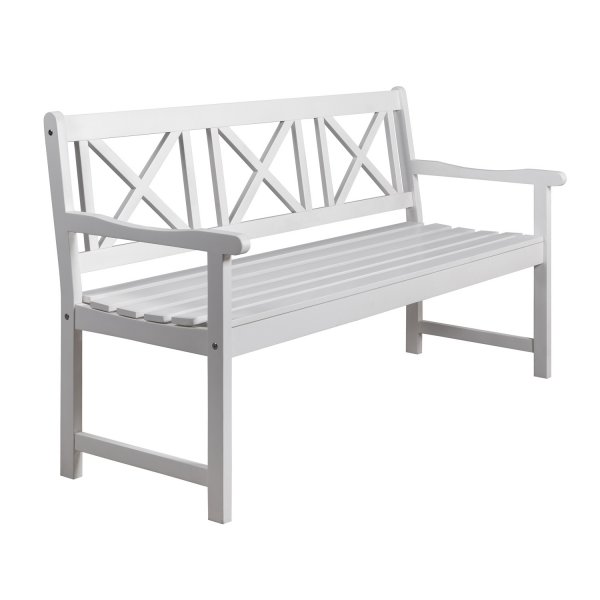 Tr�dg�rdsb�nk Vit -Bohus + Reng�ringsspray f�r utem�bler