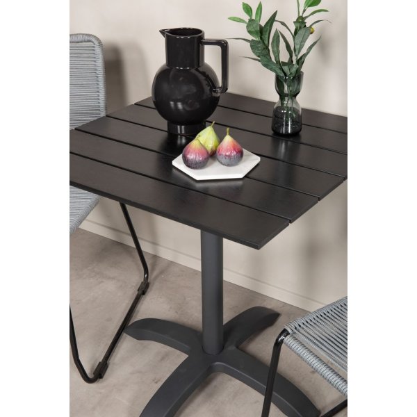 Garnviken Matgrupp (70x70) - Svart - 2 Stolar Garnviken Matgrupp (70x70) - Svart - 2 Stolar