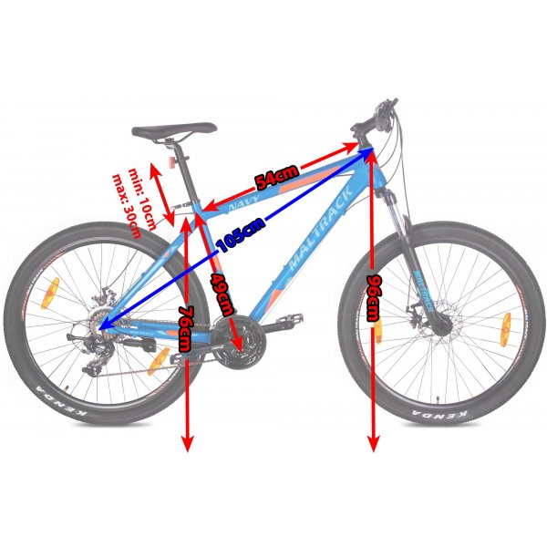 Mountainbike MalTrack 27,5\\\" - Navy Blue Mountainbike MalTrack 27,5\\\" - Navy Blue