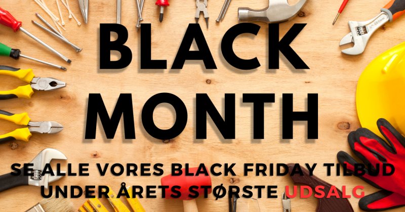 Black Month - Black Friday tilbud Black Month - Black Friday tilbud