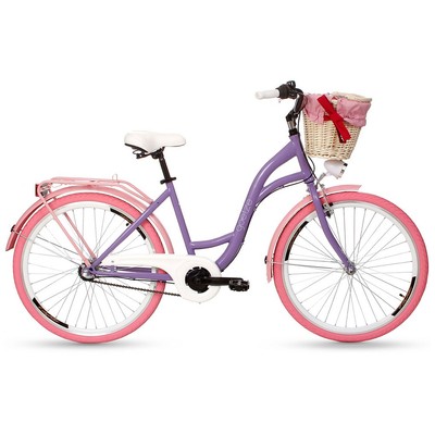 Cykel Colours 26\\\" - 3 vxlar - lila/rosa