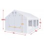 Festtelt i PVC - 3 x 6 m