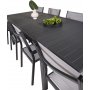 Holma Matgrupp (160x100) - Svart - 8 Stolar