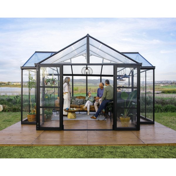 Canopia Triomph Drivhus Orangeri 16 m� - Sort