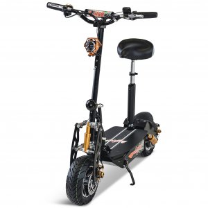 El-scooter 1600W Premium med sadel | Navmotor | 40 km/t El-scooter 1600W Premium med sadel | Navmotor | 40 km/t