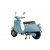Elektrisk moped - 2000W Blå