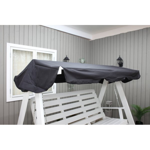 Hängematte Pelle - Weiß/Schwarz + Reinigungsspray für Gartenmöbel Hängematte Pelle - Weiß/Schwarz + Reinigungsspray für Gartenmöbel